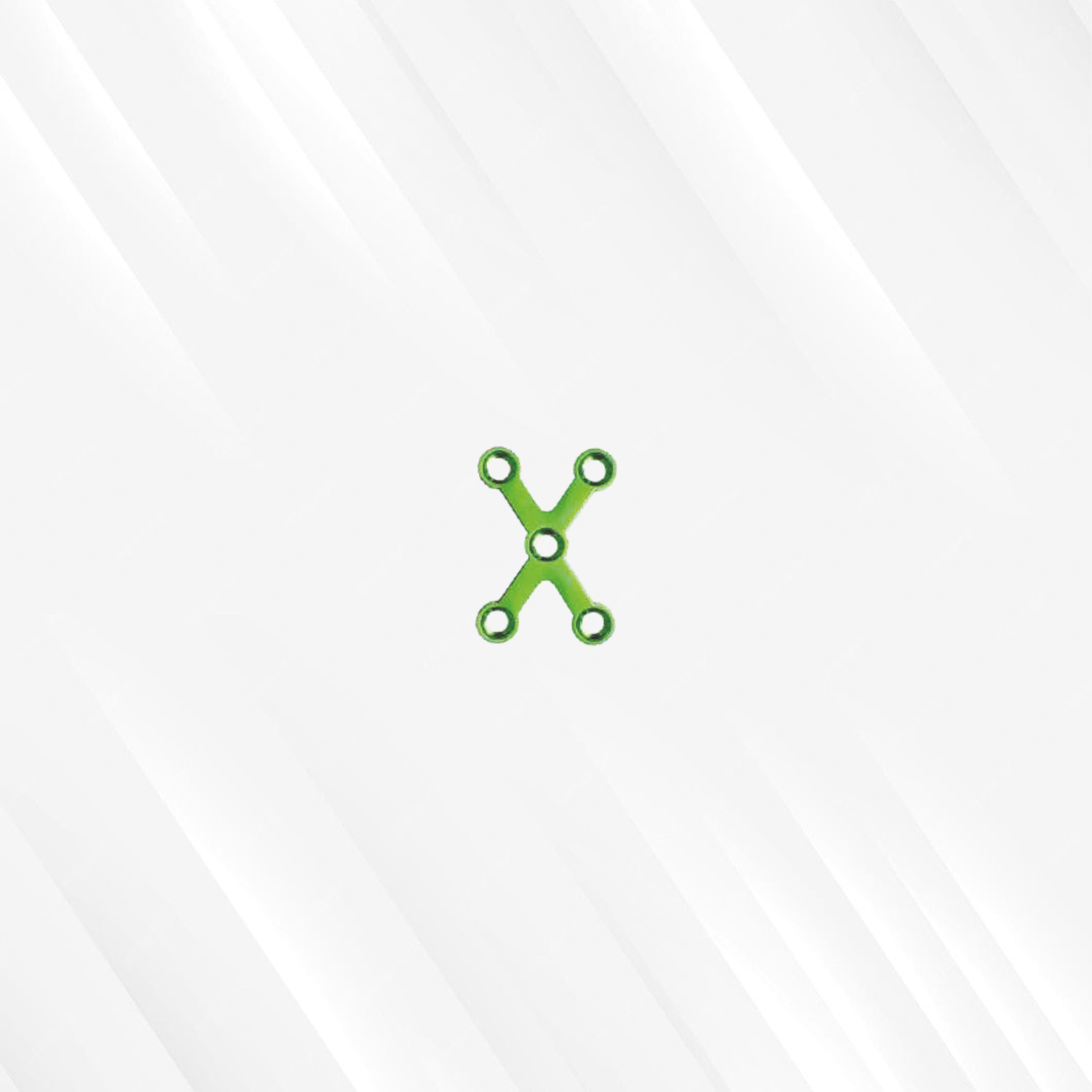 2.5 mm "X" Shape Recon Plate