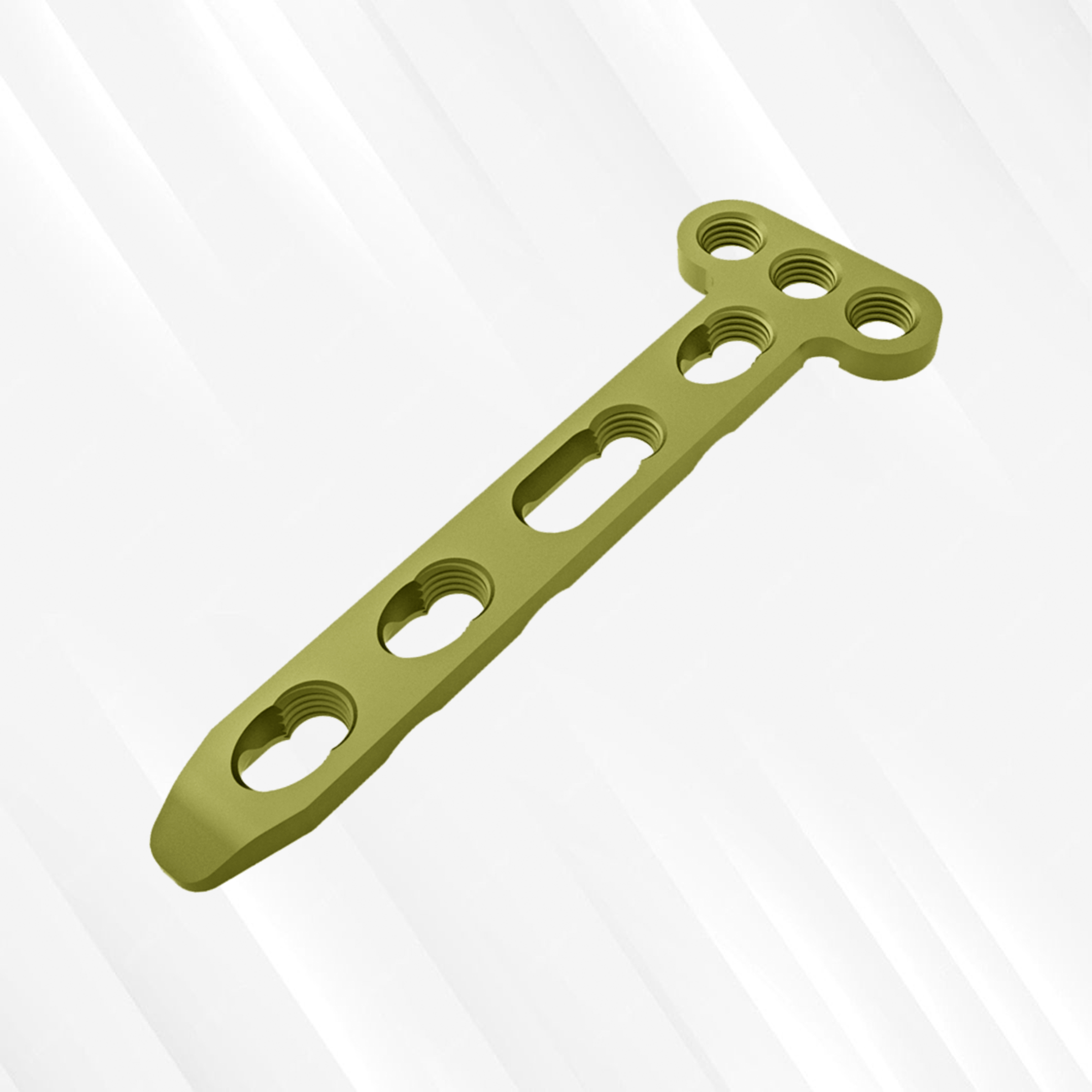 2.4 mm Lcp "T" Distal Radius Plate Right Angled - Dorsal