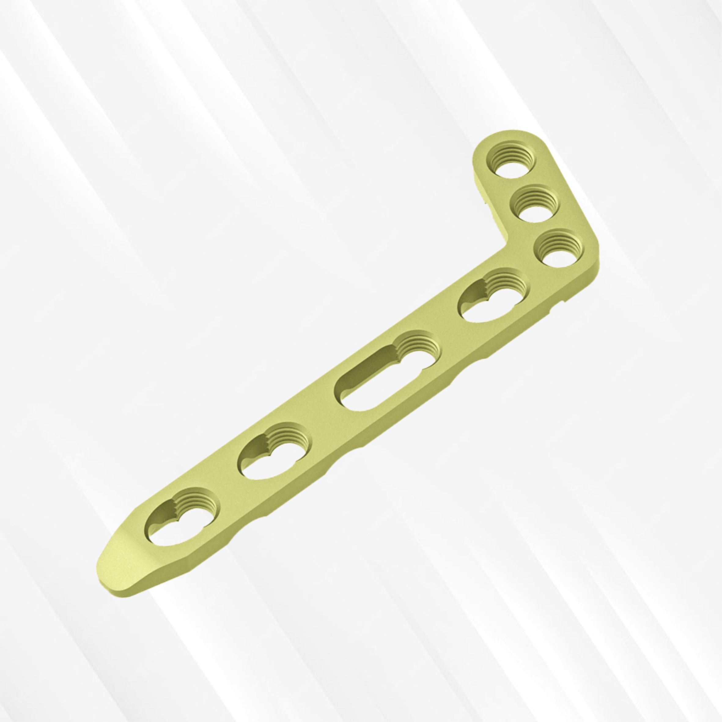 2.4 mm Lcp "L" Distal Radius Plate Oblique Angled -Dorsal