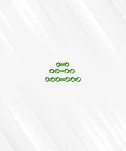 2.5 mm Straight Recon Plate - With Gap