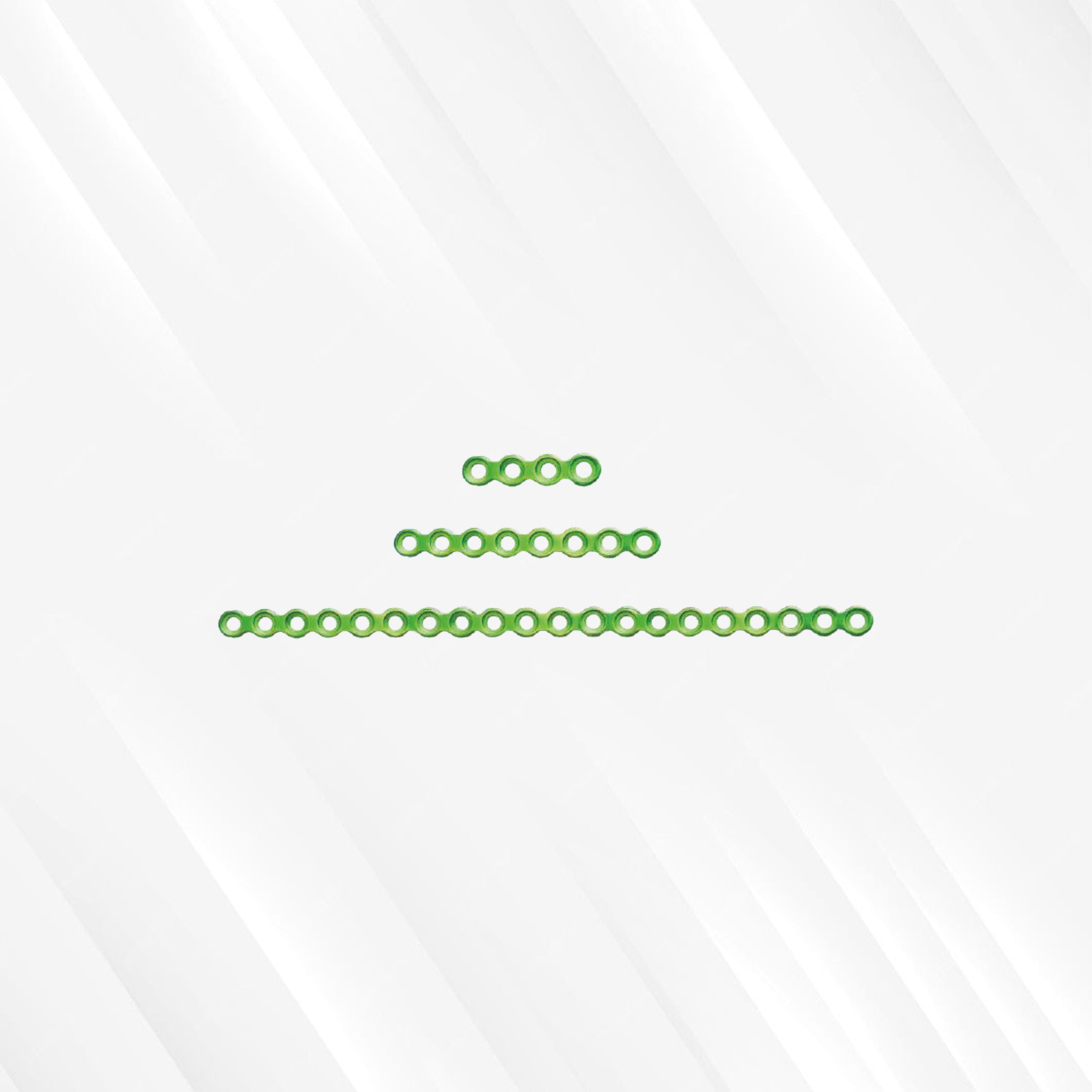 2.5 mm Straight Recon Plate - Without Gap