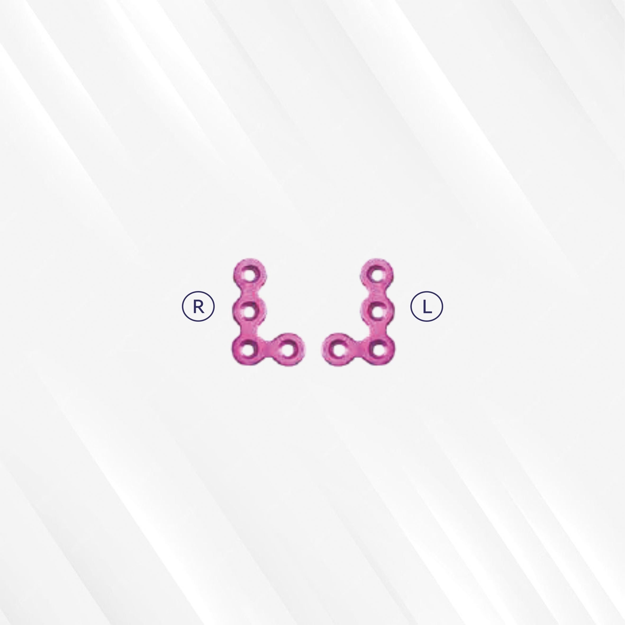 L shape Recon Plates 90°