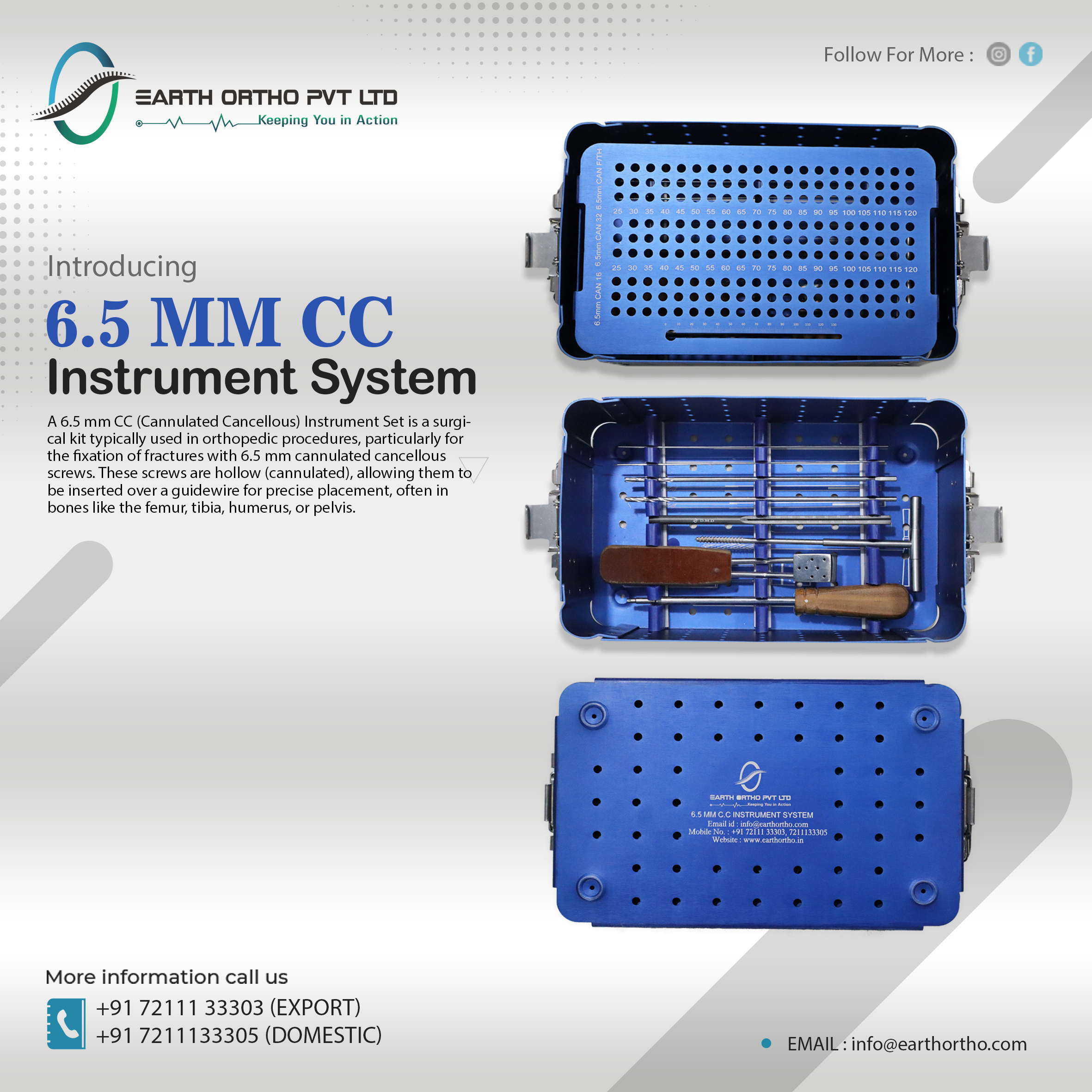 6 mm CC Instrument Set